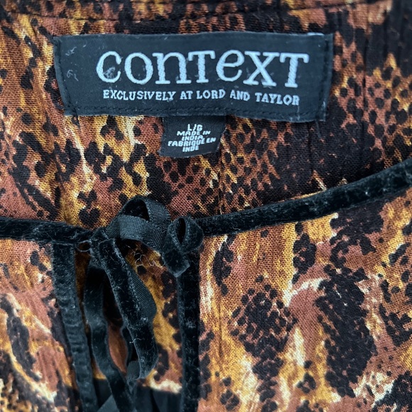 CONTEXT for Lord & Taylor Snake print Large - Picture 3 of 3